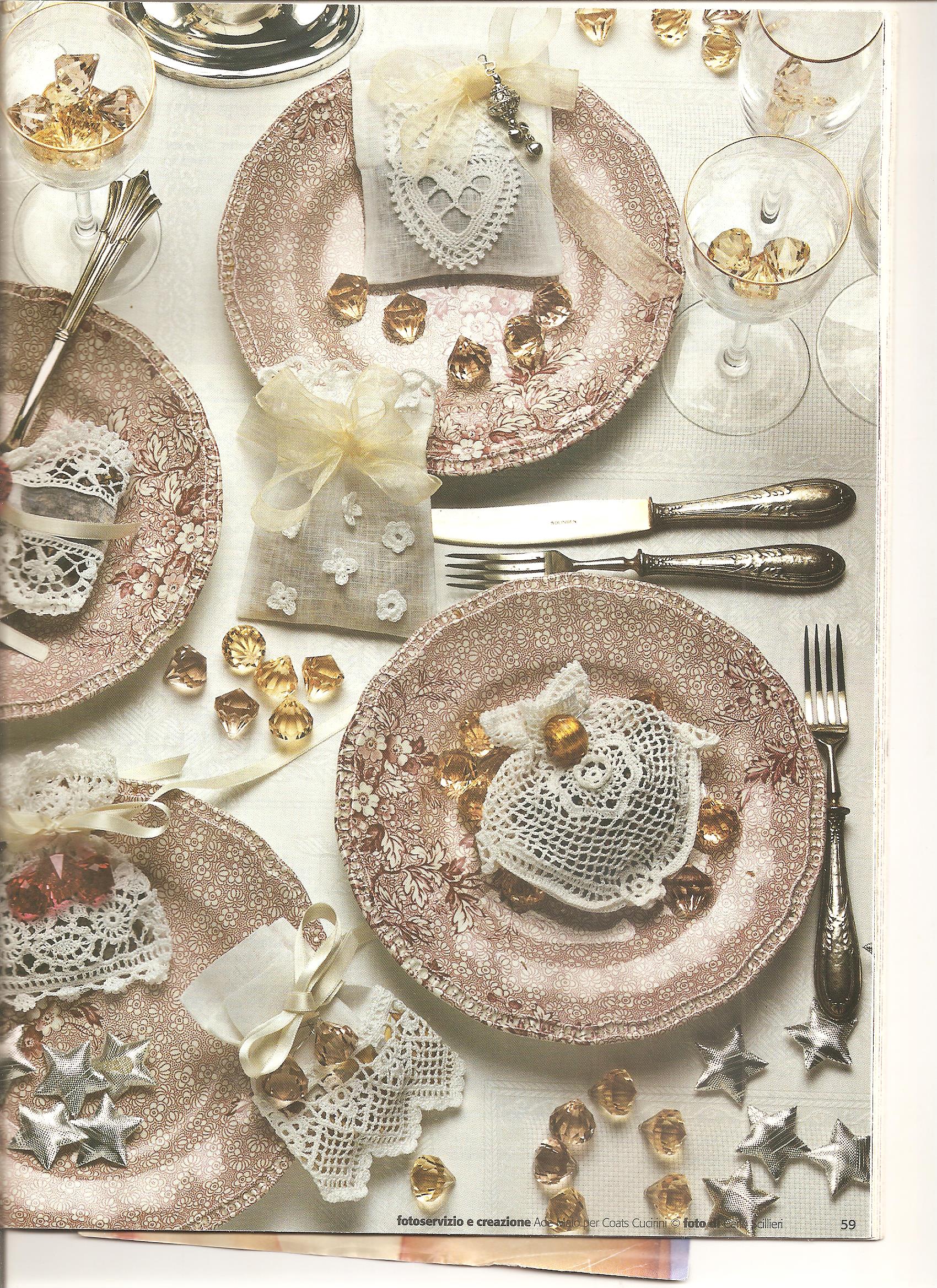 Place cards favors crochet (2)