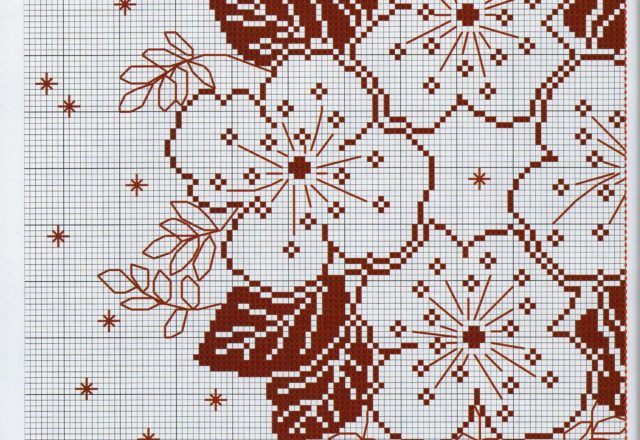 Placemats Christmas cross stitch (2)