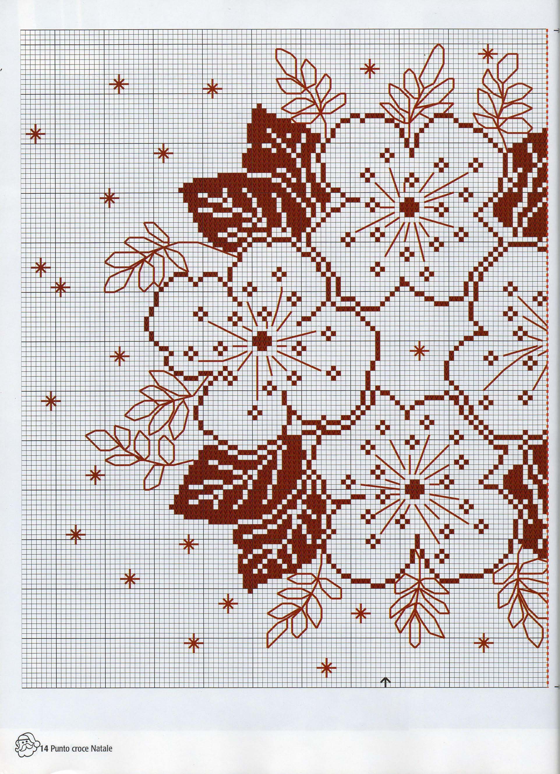 Placemats Christmas cross stitch (2)