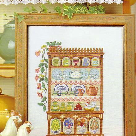Plate rack beautiful cross stitch pattern (1)