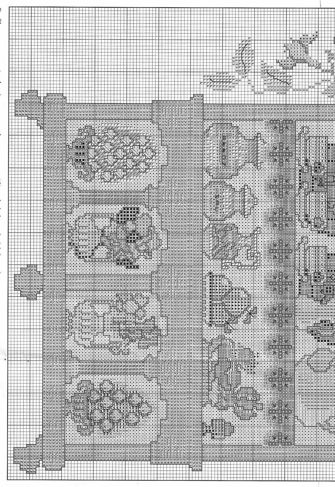 Plate rack beautiful cross stitch pattern (2)