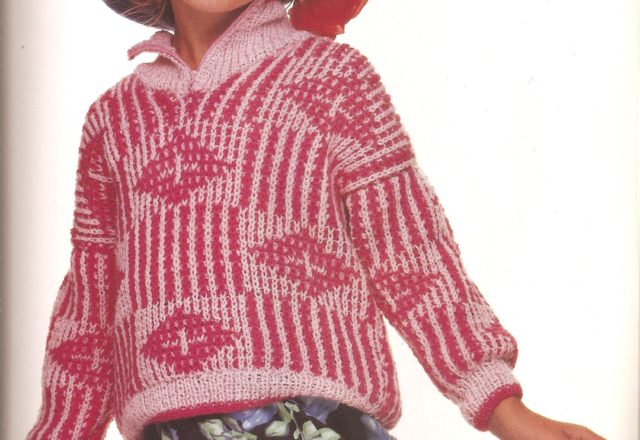 Polo shirt for babies knitting pattern (1)