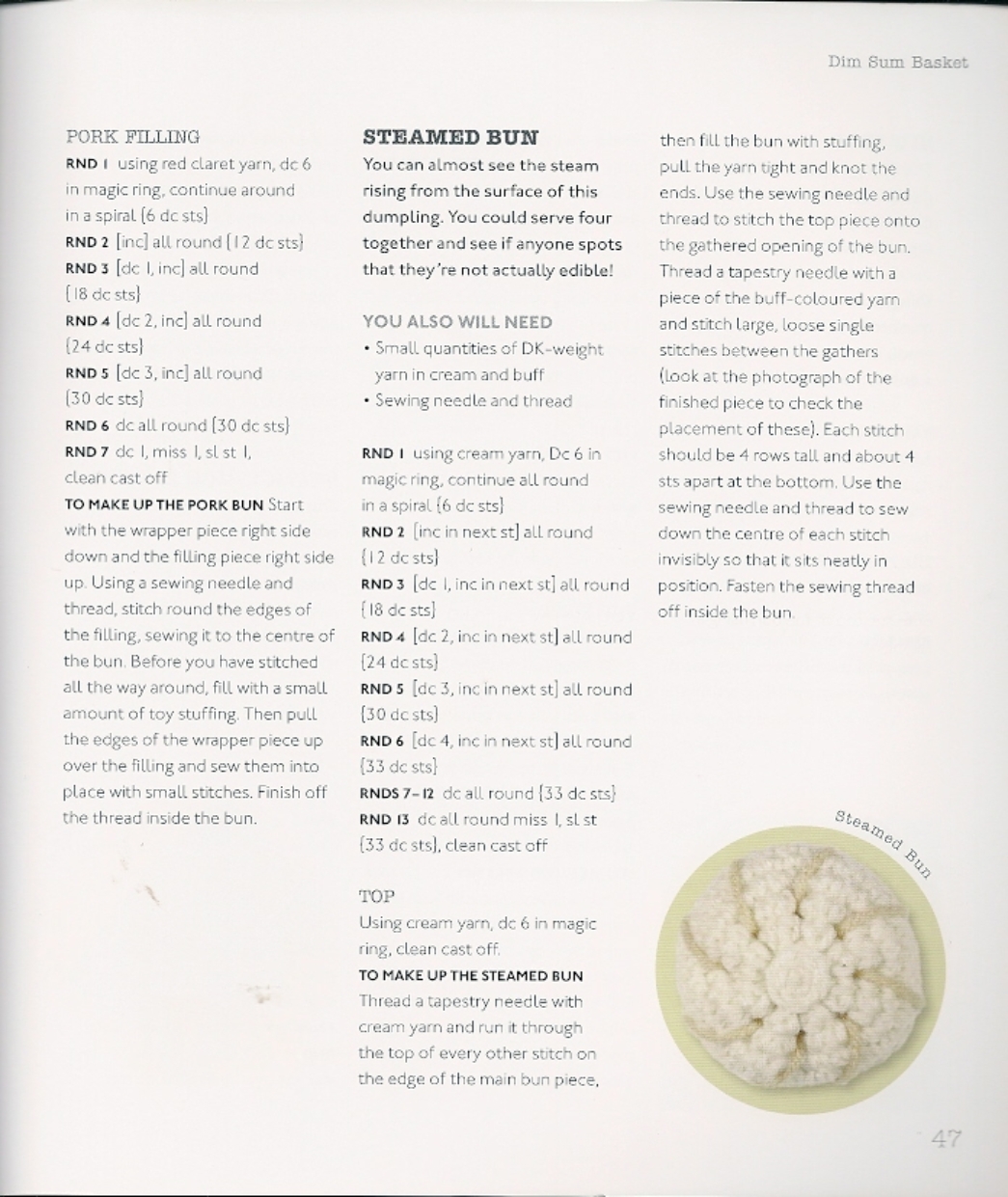 Pork bun amigurumi pattern (5)