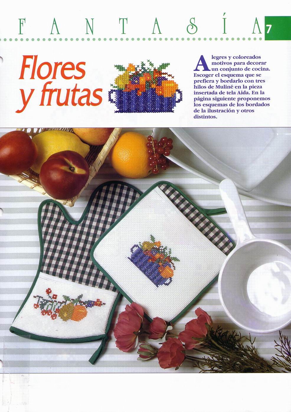 Potholders cross stitch with fruit (1)