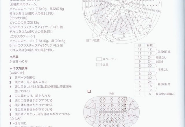 Pug dog amigurumi pattern 1 (2)