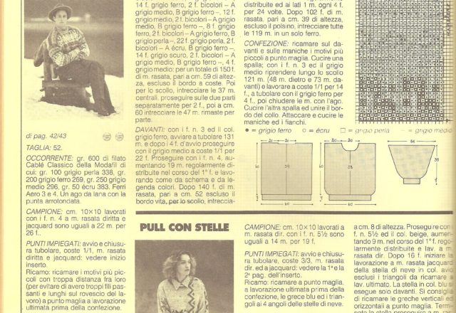 Pull with stars knitting pattern (2)