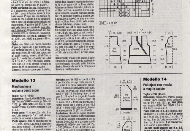 Pull with striped sleeves knitting pattern (3)