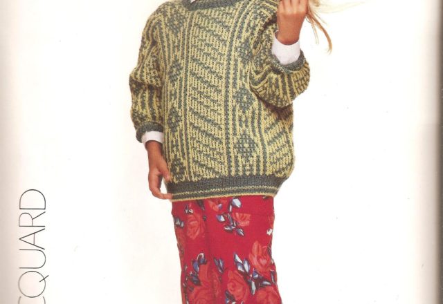 Pullover for children knitting pattern (1)