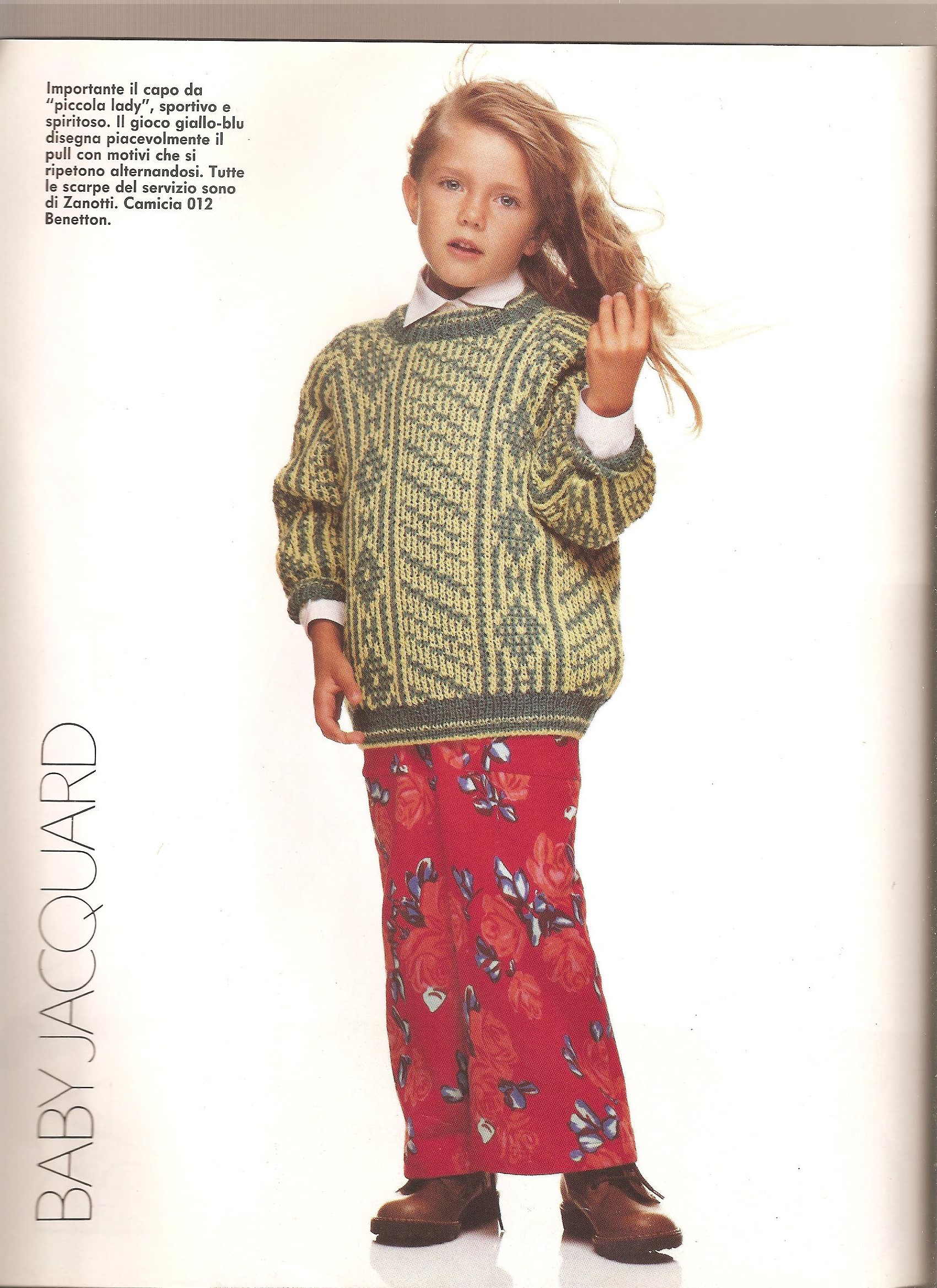 Pullover for children knitting pattern (1)