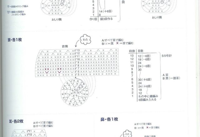 Puppy with long ears amigurumi pattern 1 (3)