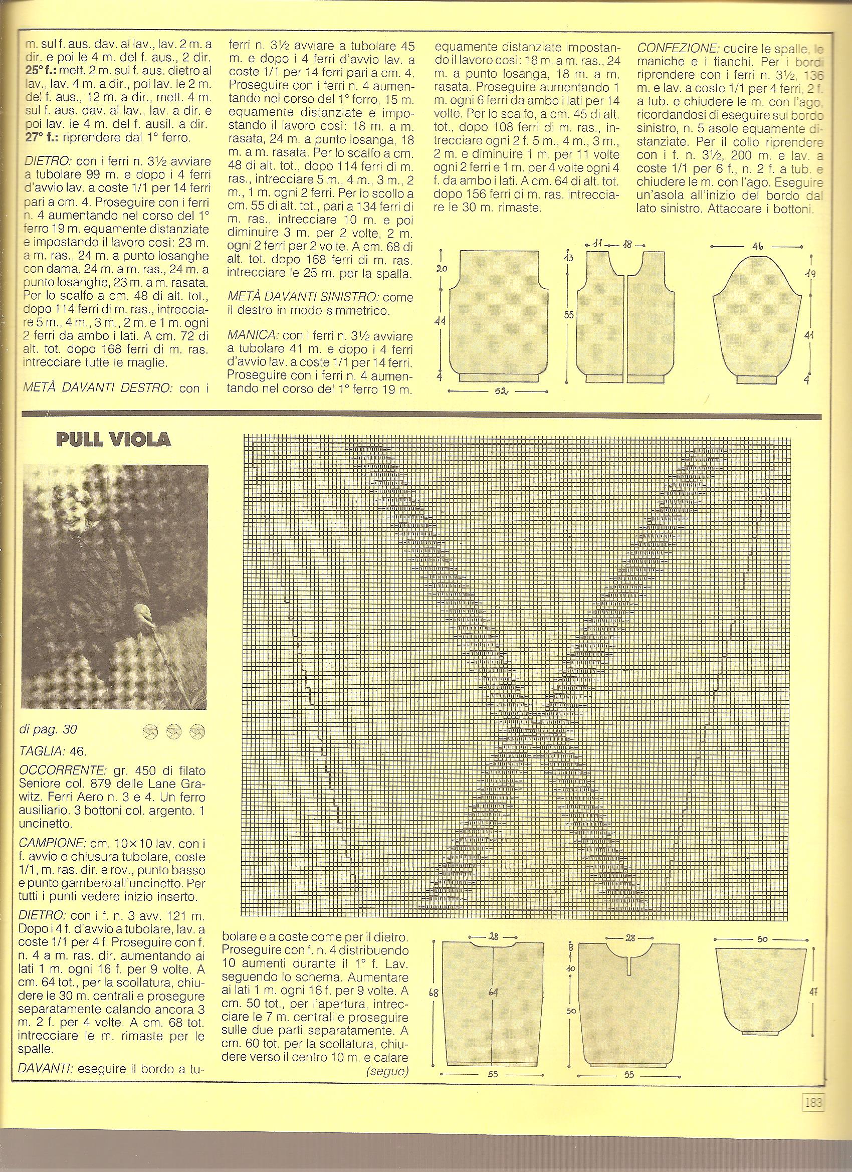 Purple pull knitted knitting pattern (2)