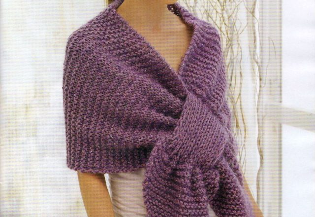 Purple scarf knitting pattern (1)