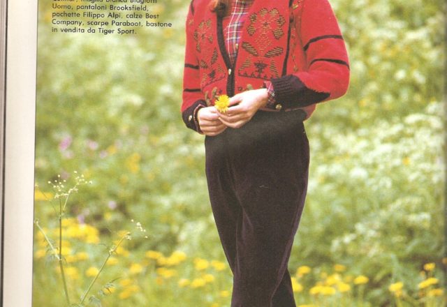 Red cardigan knitting pattern (1)