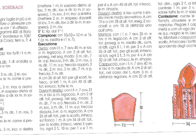 Red jacket knitted for kids knitting pattern (1)-01