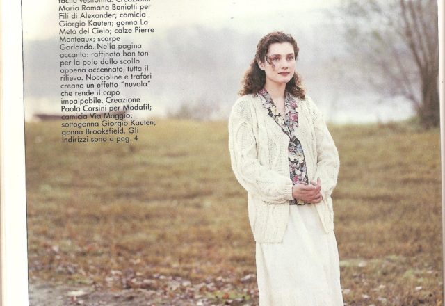 Rhombus cardigan knitting pattern (1)