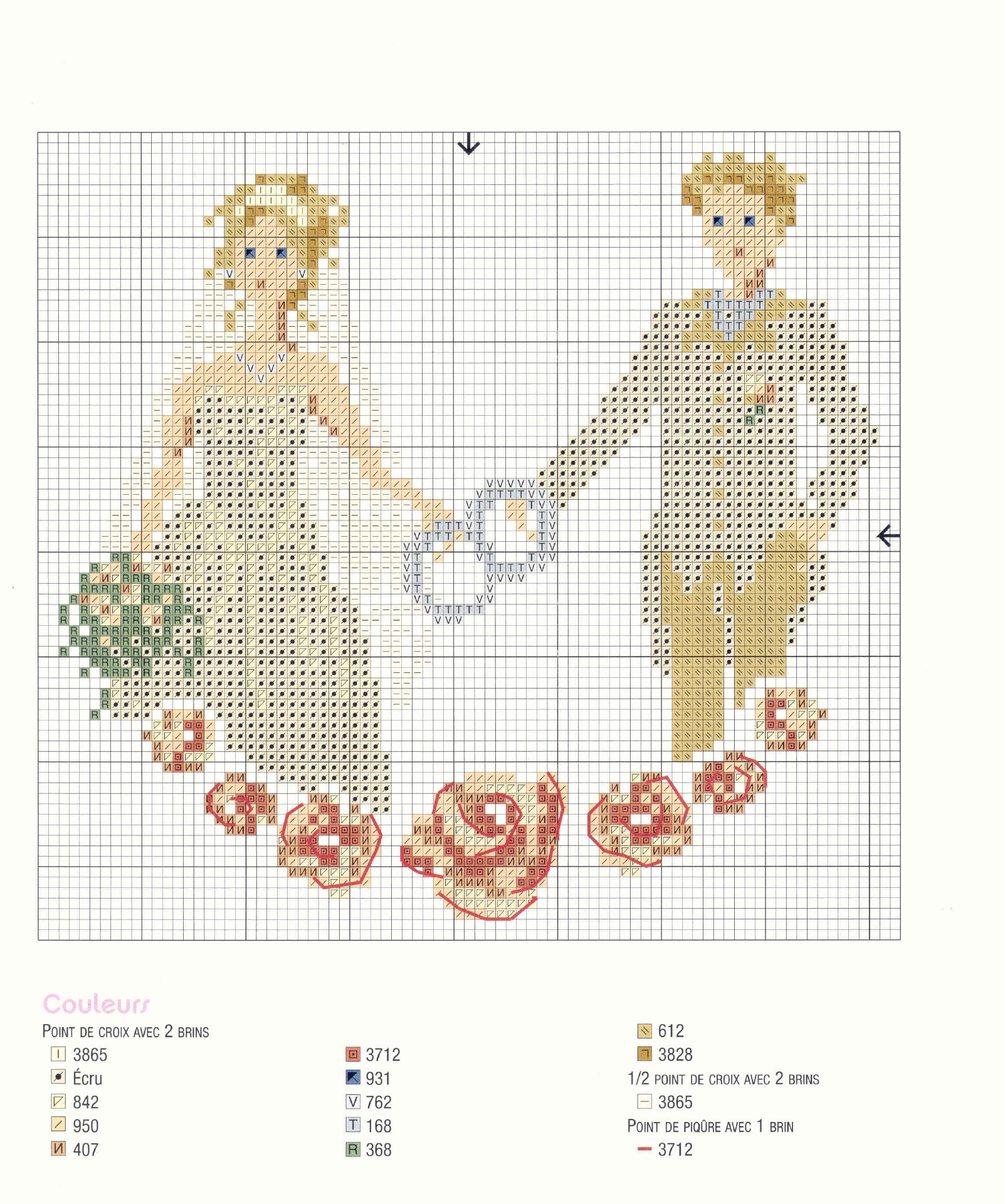 Ring pillow bride and groom with a heart (2)