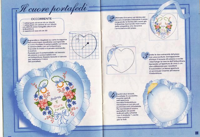 Ring pillow heart and flowers (1)