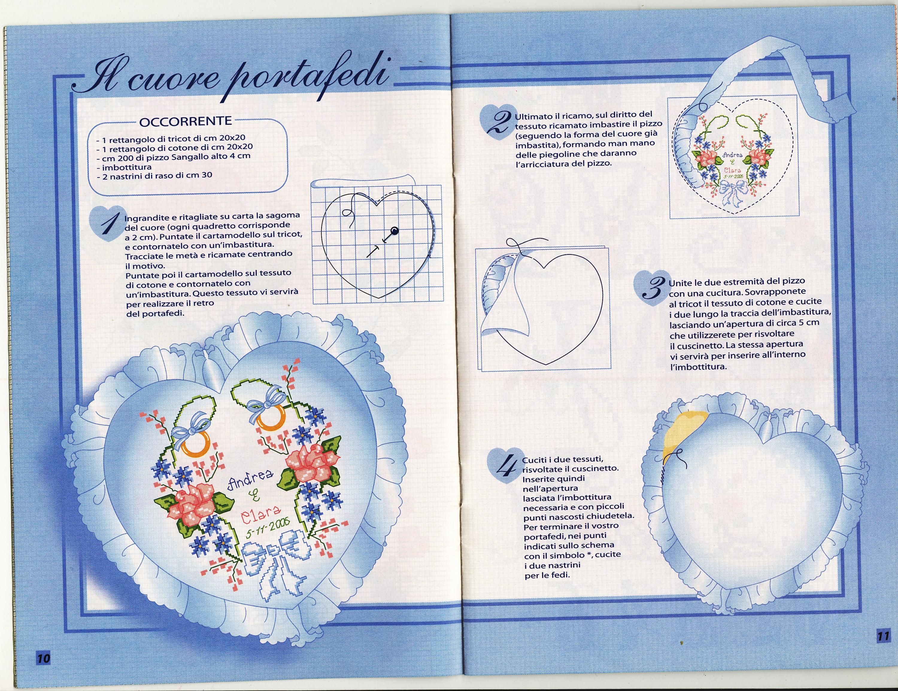 Ring pillow heart and flowers (1)