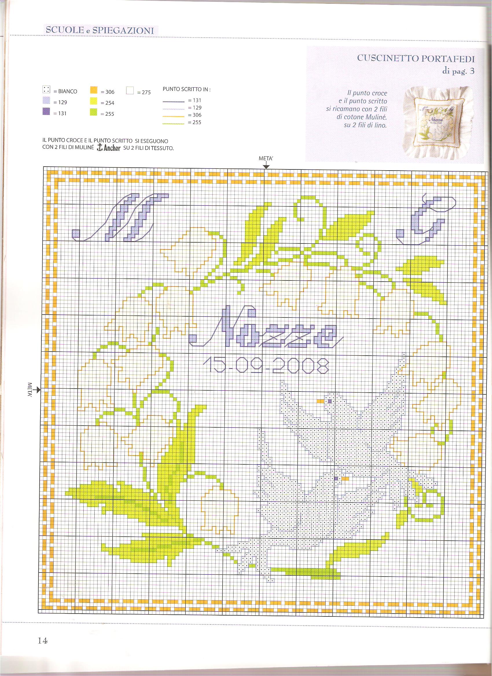 Ring pillow with doves