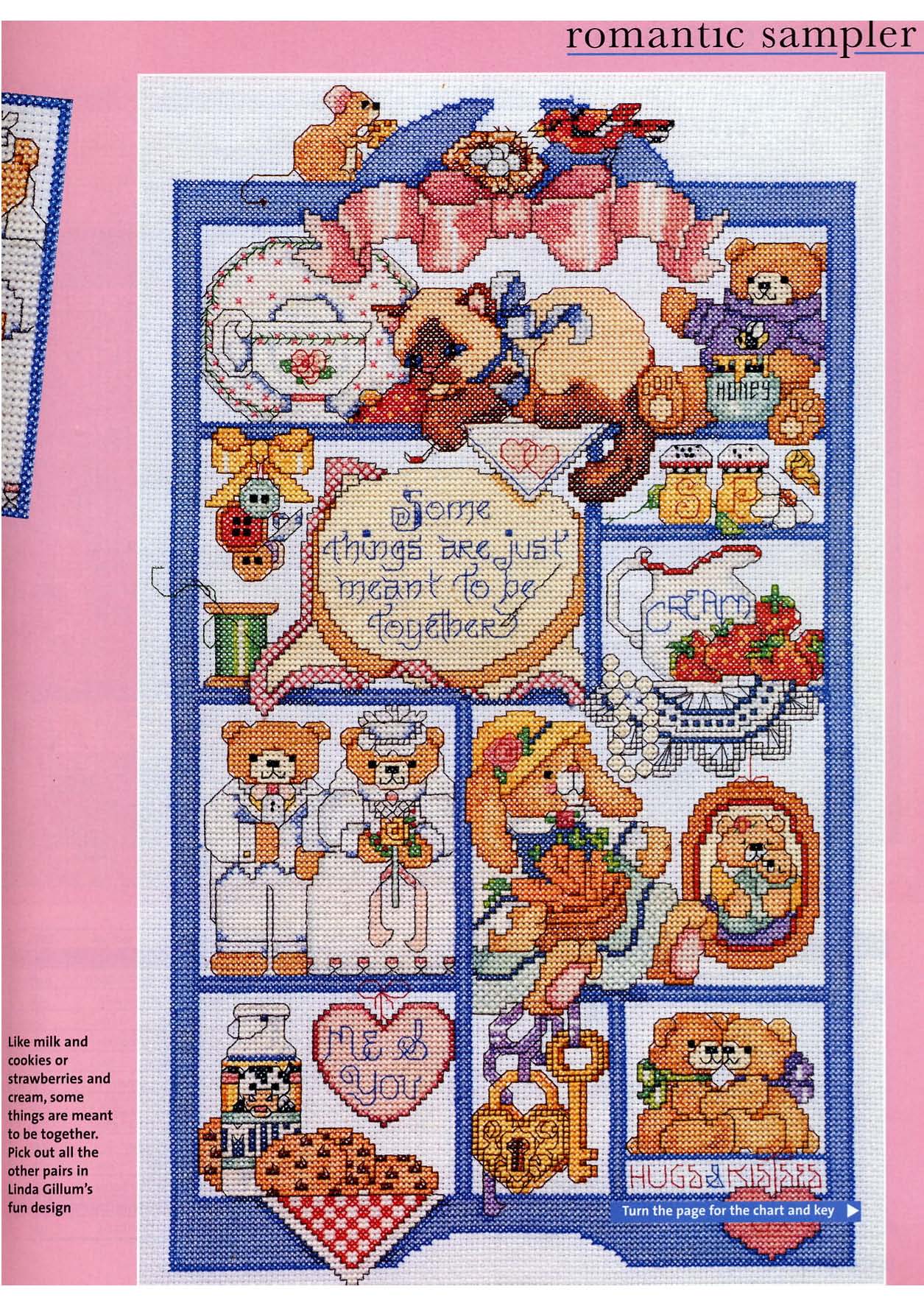 Romantic cross stitch sampler (1)