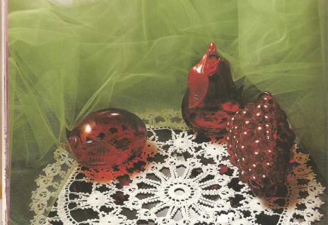 Round doily crochet little stars (1)