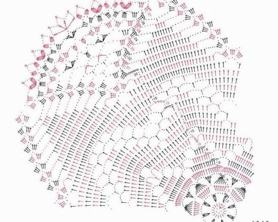 Round doily crochet stars (2)