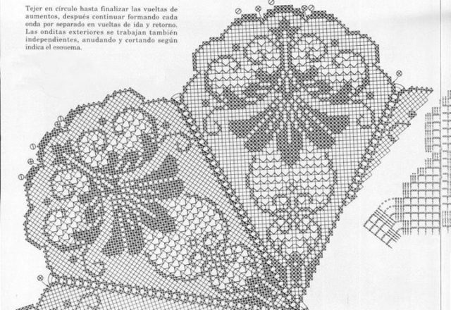 Round doily filet wedges (1)