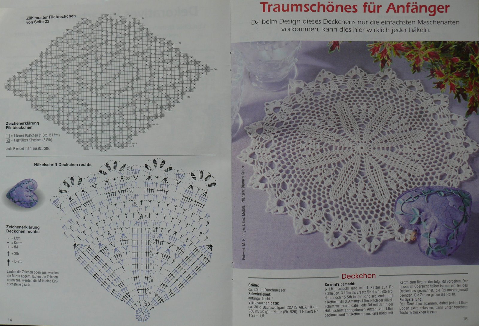 Round doily filet with rosette (2)