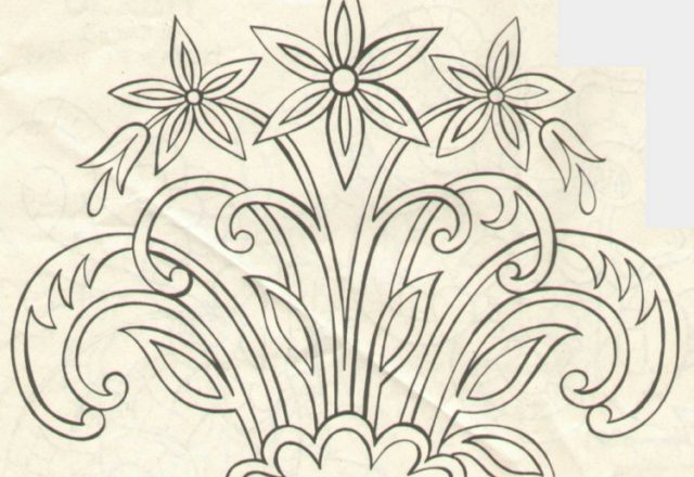 Round free embroidery design