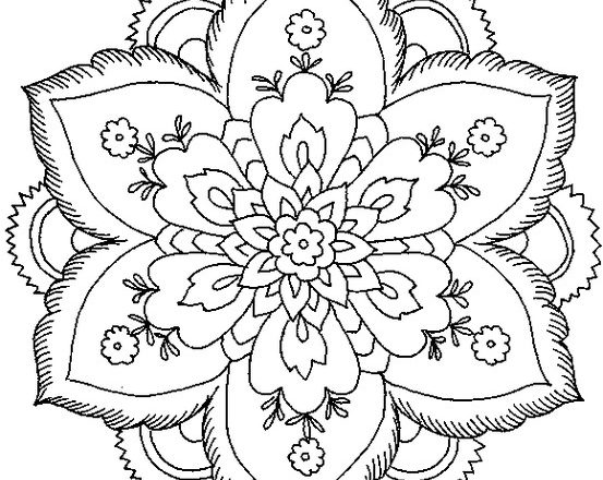 Round spiked center free embroidery design