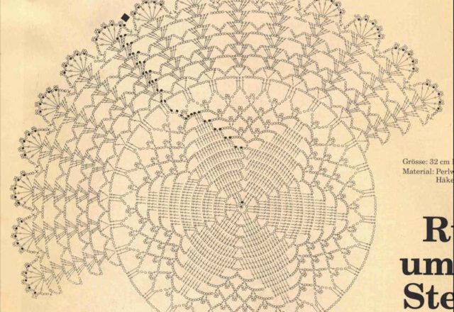 Round star doily cones (2)