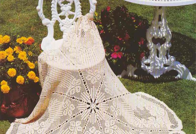 Round tablecloth filet slices (1)