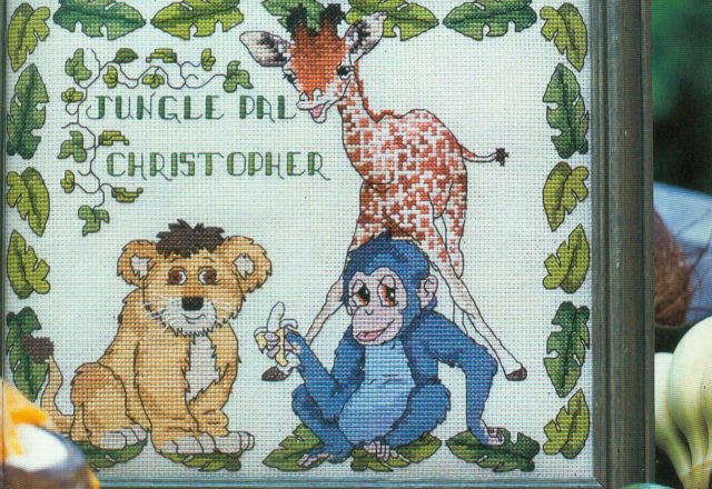 Sampler Cross stitch the jungle (1)