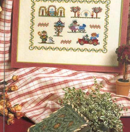 Sampler Cross stitch the park (1)