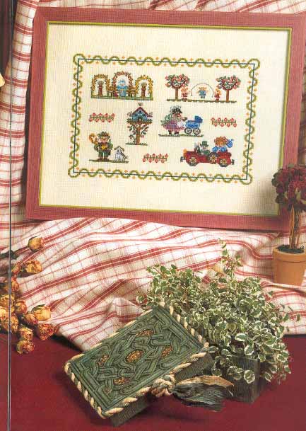 Sampler Cross stitch the park (1)