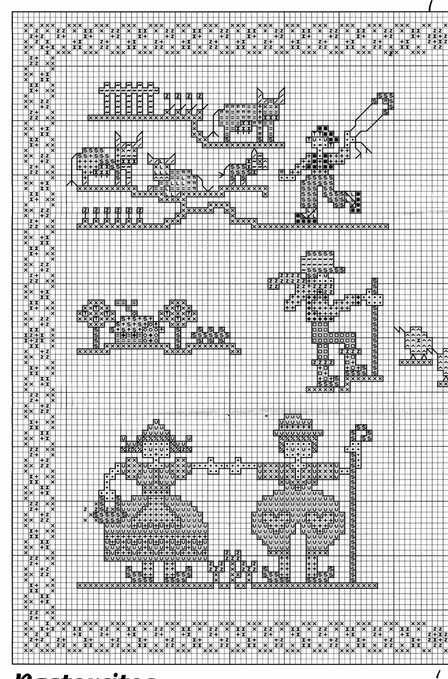 Sampler cross stitch for children countryside (2)
