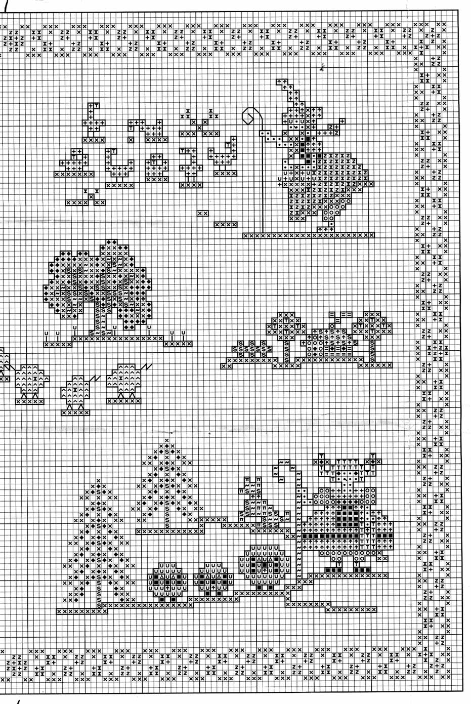 Sampler cross stitch for children countryside (3)