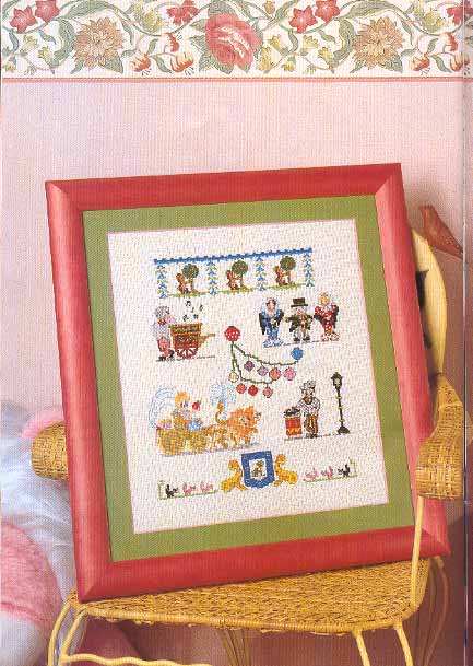 Sampler cross stitch for kids room (1)