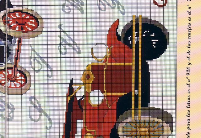 Sampler picture with vintage cars (3)