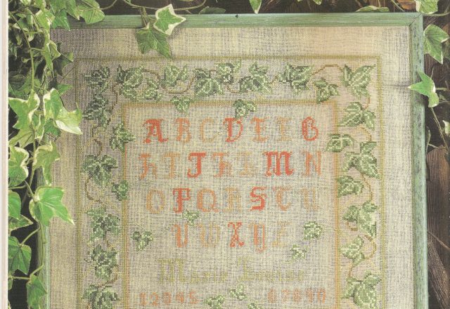 Sampler with ivy (1)