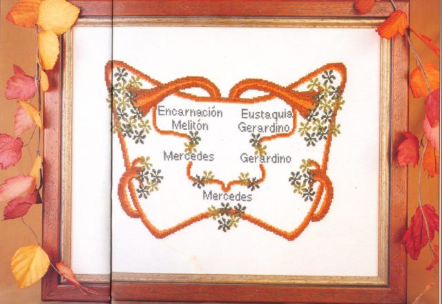 Simple cross stitch family tree (1)