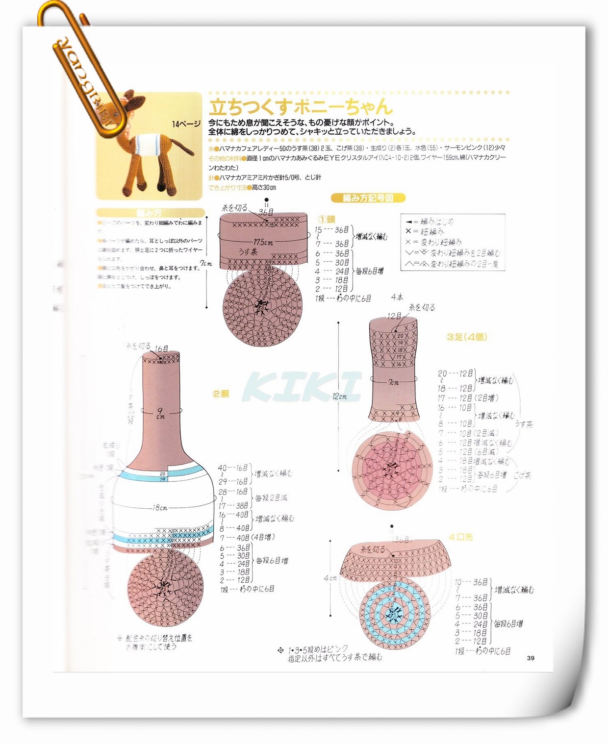Simple deer amigurumi pattern (2)