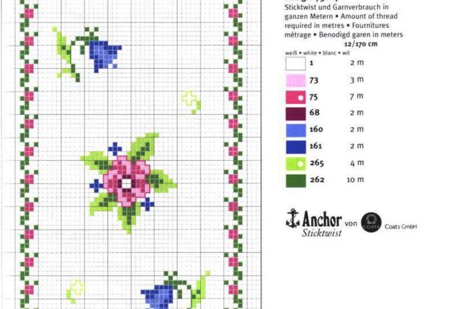 Simple flowers border