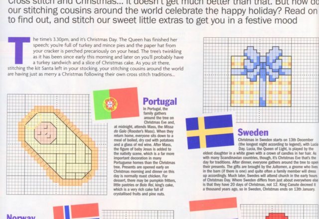 Small and simple Christmas cross stitch patterns (1)