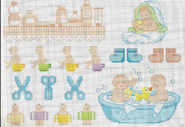 Small cross stitch patterns baby ideas bath and exchange