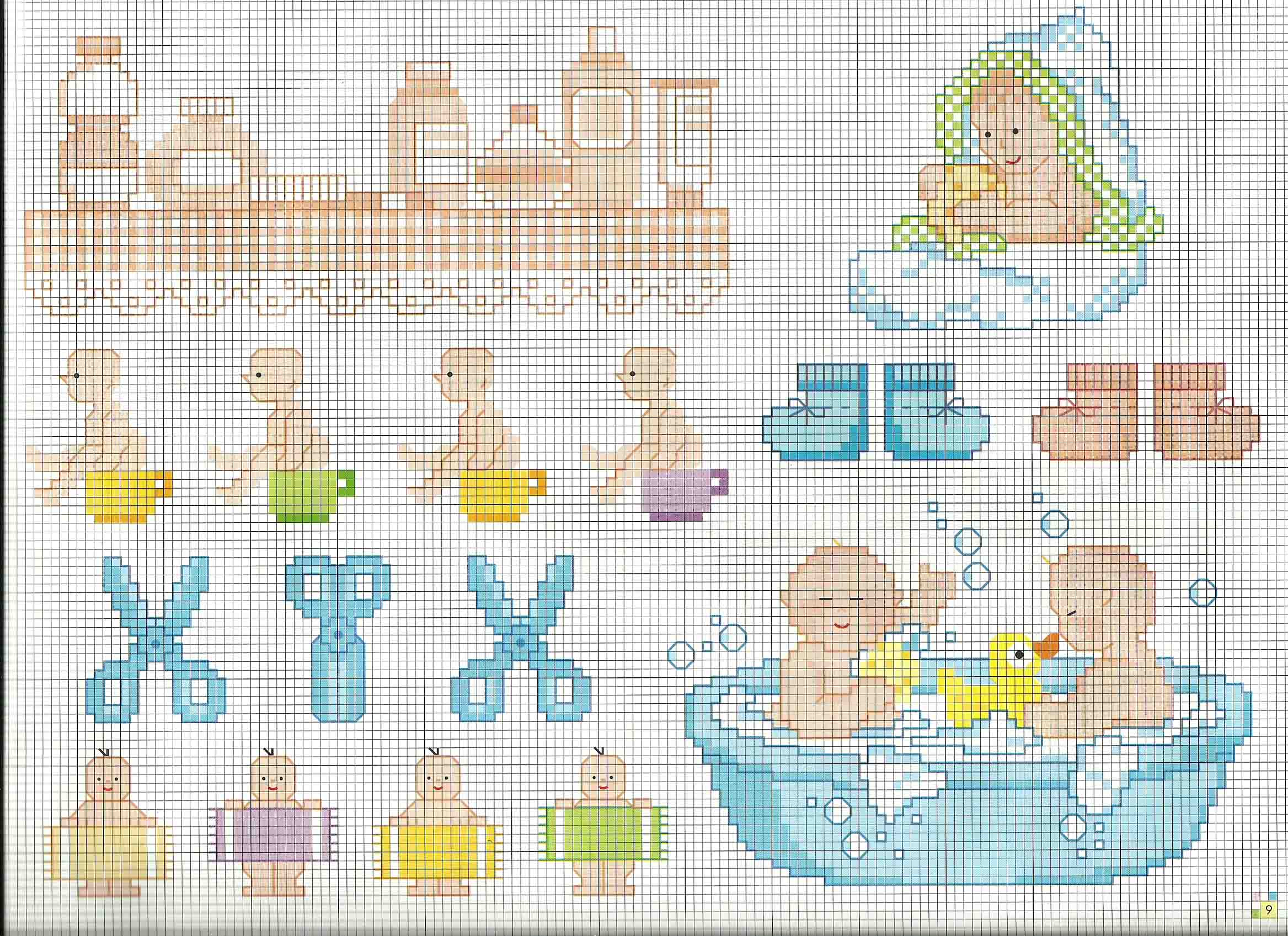 Small cross stitch patterns baby ideas bath and exchange