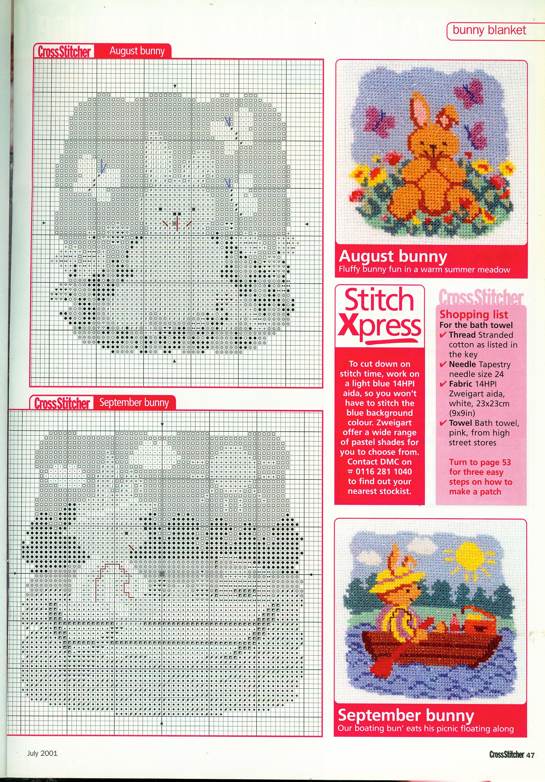 Small cross stitch patterns teddy bears go to the sea (3)