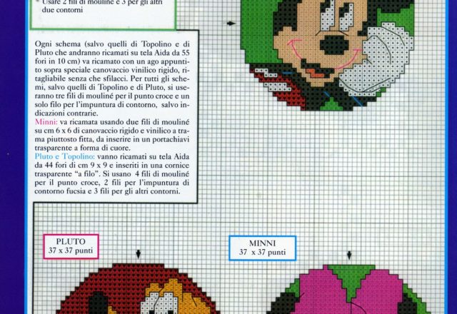 Small cross stitch patterns with Disney characters (2)