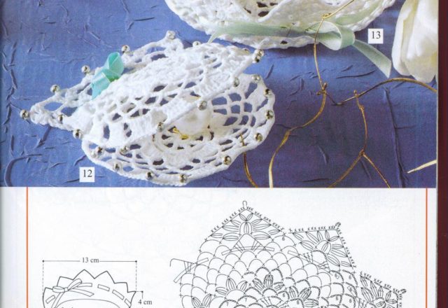 Small oyster crochet favors starched (1)