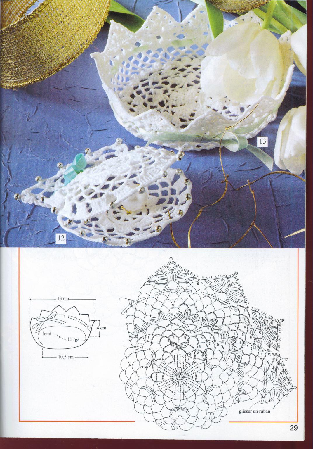 Small oyster crochet favors starched (1)